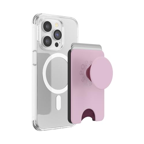 PopSockets Phone Wallet for MagSafe with Grip- Blush Pink - color: Blush Pink, style: MagSafe