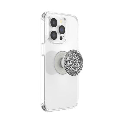 PopSockets Adhesive Phone Grip, Holder- Black Leopard - color: Black Leopard, style: Adhesive