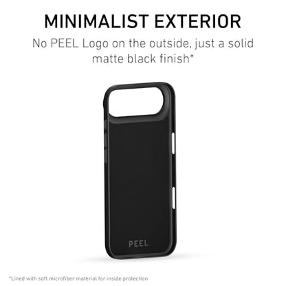 PEEL Magnetic Case for iPhone 17 Air (Black) - color: Black, size: Magnetic