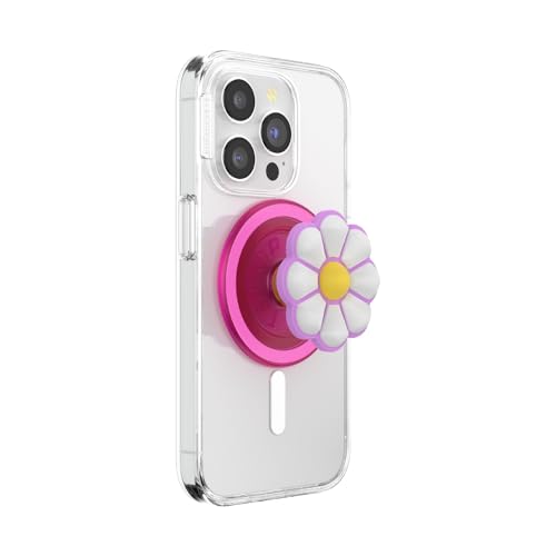 PopSockets Phone Grip for MagSafe, Magnetic Holder- Doodle Daisy Boca - color: Doodle Daisy, style: MagSafe
