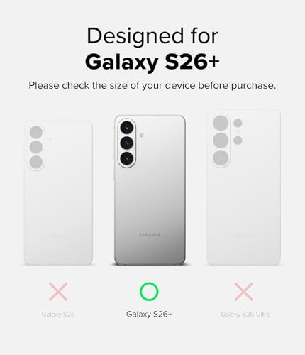 Ringke for Samsung Galaxy S26 Plus Case [Fusion Magnetic Matte Clear] | Compatible with MagSafe, Oil & Dirt Resistant, Anti-Fingerprint Technology Prevents Oily Smudges, Feels Velvety Soft - size: Galaxy S26 Plus