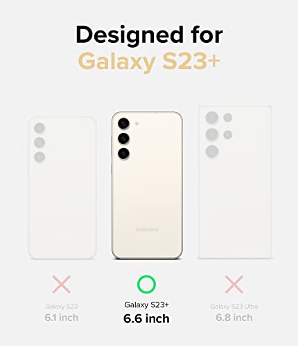 Ringke for Samsung Galaxy S23 Plus Case [Fusion Magnetic Matte Clear] | Compatible with MagSafe, Oil & Dirt Resistant, Anti-Fingerprint Technology Prevents Oily Smudges, Feels Velvety Soft - size: Galaxy S23 Plus