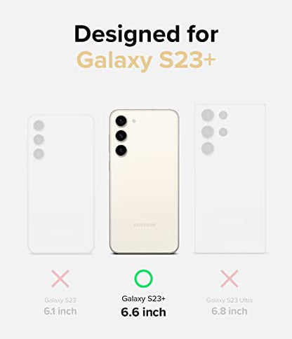 Ringke for Samsung Galaxy S23 Plus Case [Fusion Magnetic Matte Clear] | Compatible with MagSafe, Oil & Dirt Resistant, Anti-Fingerprint Technology Prevents Oily Smudges, Feels Velvety Soft - size: Galaxy S23 Plus