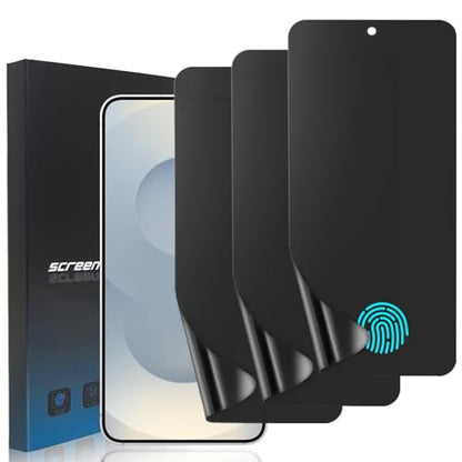 3 Pack Matte Privacy TPU Screen Protector for Samsung Galaxy S24/S25 6.2" - size: Samsung Galaxy S25
