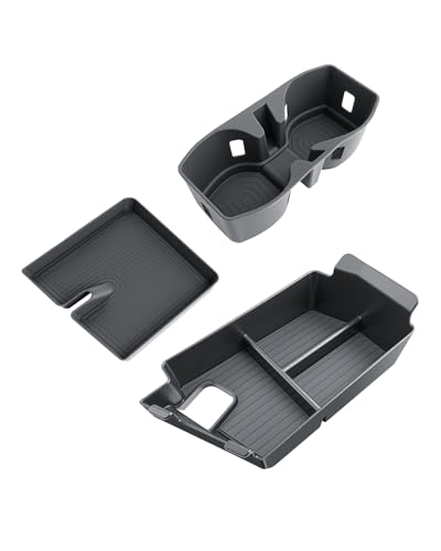 SKTU 3Pack for 2024-2027 Dodge Charger Center Console Organizer Cup Holder - color: 3PCS for Charger Center & Armrest & CUP