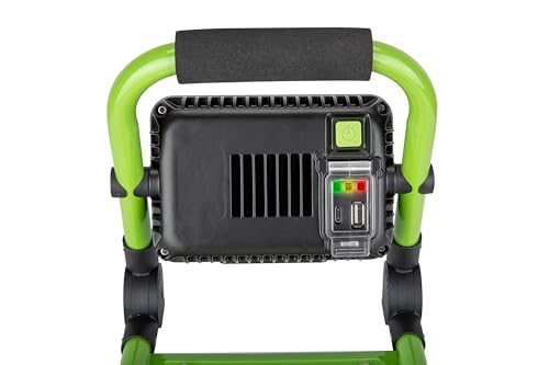 POWERSMITH Rechargeable LED Work Light 1500 Lumen Foldable Magnetic Stand, USB Port for Charging Mobile Devices, All Metal Construction PWLR015FM - size: 1500 Lumens