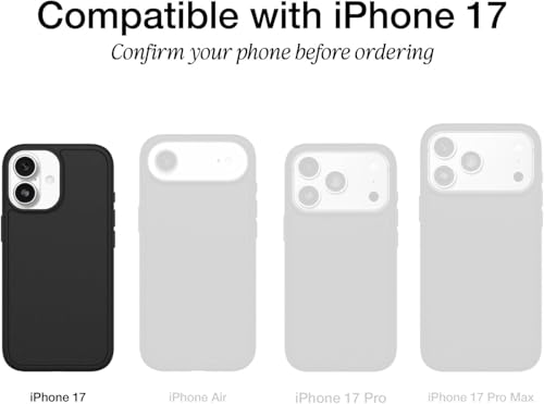 OtterBox iPhone 17 (Only) - Defender Series Case - Tulipwood Glow (Purple & Blue) - Snaps on MagSafe - Tough - Rugged & Durable - color: Tulipwood Glow (Purple & Blue), style: iPhone 17