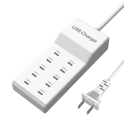 USB C Charger, 10 Ports USB Charging Station, 50W Multi-Port USB C Charger - size: 10Ports-50W
