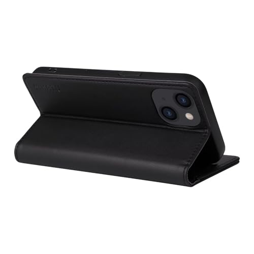 Caseurban Compatible with iPhone 13 Wallet Case PU Leather Flip Folio Case with Card Holder Magnetic Closure Shockproof Protective Phone Cover Black - color: Black, size: iPhone 13