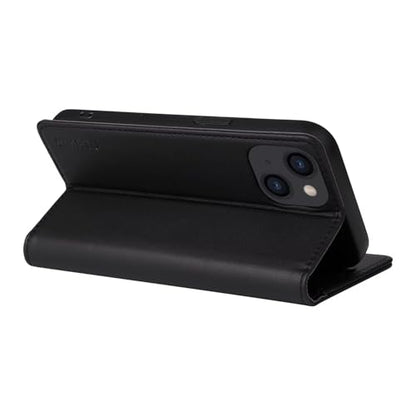 Caseurban Compatible with iPhone 13 Wallet Case PU Leather Flip Folio Case with Card Holder Magnetic Closure Shockproof Protective Phone Cover Black - color: Black, size: iPhone 13