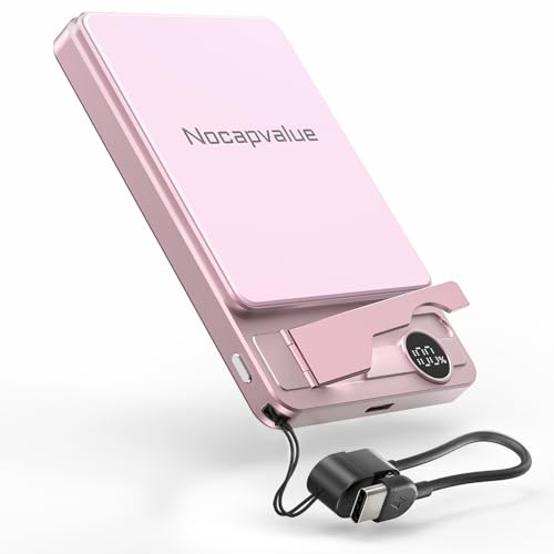 for MagSafe Power Bank 10000mAh, Fast, Magnetic Portable Charger - color: Pink