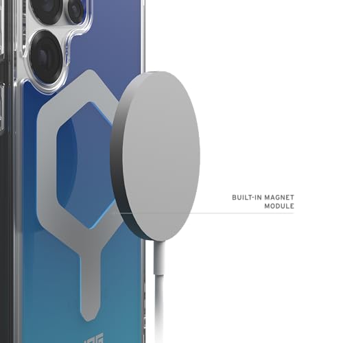 URBAN ARMOR GEAR UAG Designed for Samsung Galaxy S25 Ultra Case 6.9" Plyo Pro - Compatible with Magnetic Charging Translucent Rugged Military Drop Tested Protective Cover, Blue Ombre - color: Plyo Pro - Blue Ombre