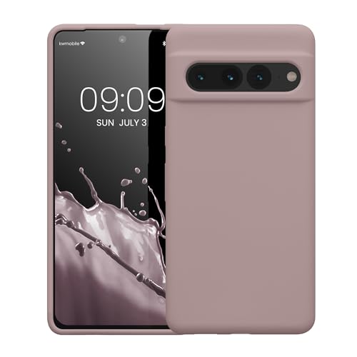 kwmobile Case Compatible with Google Pixel 7 Pro Case - TPU Silicone Phone Cover with Soft Finish - Nude Lilac - color: Nude lilac, size: Pixel 7 Pro