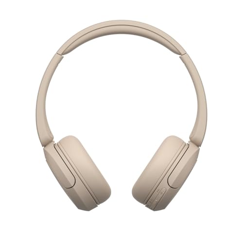 Sony WH-CH520 Wireless On-Ear Bluetooth Headphones with Mic, Cappuccino - color: Cappuccino