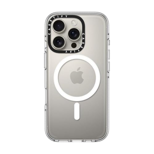 CASETiFY for iPhone 16 Pro Case - Impact Clear Compatible with MagSafe | Not Yellowing | 6.6 ft. 3x Military Grade Drop Protection | Clear - color: Clear, size: Iphone 16 Pro (6.3")