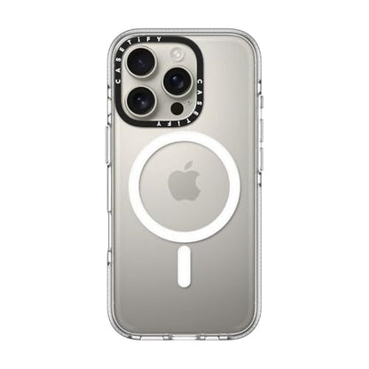 CASETiFY for iPhone 16 Pro Case - Impact Clear Compatible with MagSafe | Not Yellowing | 6.6 ft. 3x Military Grade Drop Protection | Clear - color: Clear, size: Iphone 16 Pro (6.3")