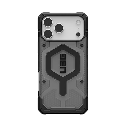 URBAN ARMOR GEAR UAG Designed for iPhone 17 Pro Max Case Pathfinder Clear - Compatible with MagSafe Military Grade Protective Cover, Ash/Black - color: Pathfinder Clear - Ash/Black