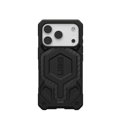 URBAN ARMOR GEAR UAG Designed for iPhone 17 Pro Case Monarch Pro - Compatible with MagSafe Military Grade Protective Cover, Carbon Fiber - color: Monarch Pro - Carbon Fiber