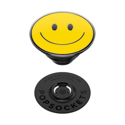 PopSockets Adhesive Phone Grip, Holder- Enamel Be Happy - color: Be Happy, style: Adhesive