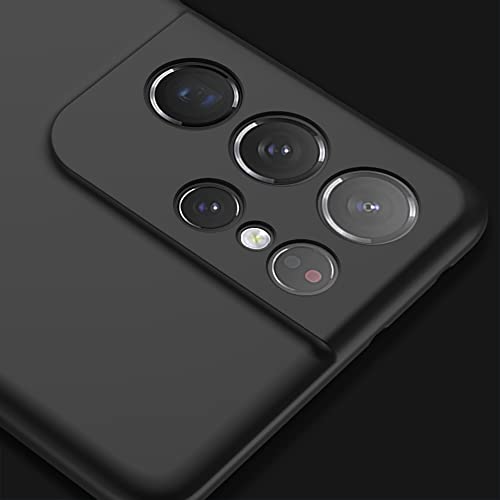 X-level for Samsung Galaxy S21 Ultra Case Slim Fit Soft TPU Super Ultra-Thin [Guardian Series] Phone Back Cover Light Protective Matte Finish Coating Cases for Galaxy S21 Ultra,Black - color: Black(Camera Updated)