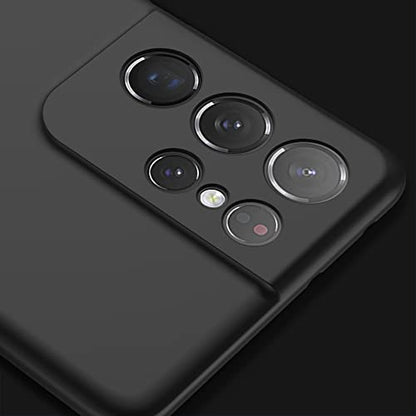 X-level for Samsung Galaxy S21 Ultra Case Slim Fit Soft TPU Super Ultra-Thin [Guardian Series] Phone Back Cover Light Protective Matte Finish Coating Cases for Galaxy S21 Ultra,Black - color: Black(Camera Updated)
