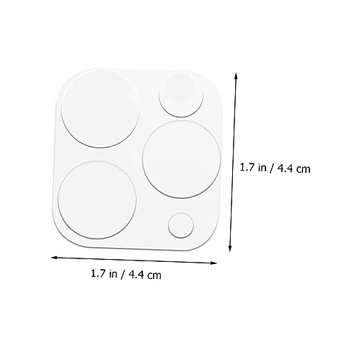 Mipcase 3pcs Pro Screen Protector Tempered Film Scratch-resistant Lens Covers Phone Camera Lens Cover High Light Transmittance Easy Install