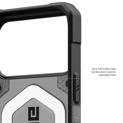 URBAN ARMOR GEAR UAG Designed for iPhone 17 Pro Max Case Pathfinder Clear - Compatible with MagSafe Military Grade Protective Cover, Ash/Black - color: Pathfinder Clear - Ash/Black