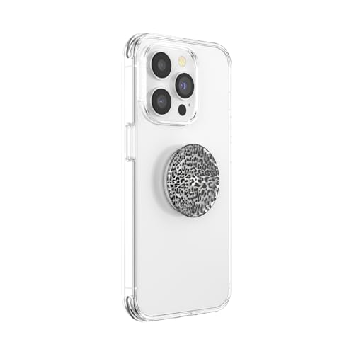 PopSockets Adhesive Phone Grip, Holder- Black Leopard - color: Black Leopard, style: Adhesive