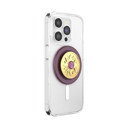 PopSockets Phone Grip for MagSafe, Magnetic Holder- Sun Mauve Jewel - color: Sun Jewel Mauve, style: MagSafe