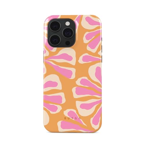 BURGA Unisex Phone Case for iPhone 15 Pro – Dual-Layer Hybrid Design with Shock-Absorbing Silicone & Durable Exterior, Scratch-Resistant Finish and Raised Bezel Edge for Screen Protection & Daily Use - color: Aloha, size: iPhone 15 Pro