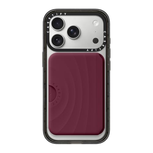 CASETiFY Snappy Ripple Wallet [Campatible with Magsafe] - Mulberry - color: Mulberry