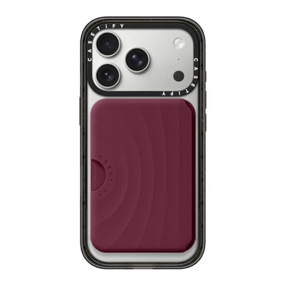 CASETiFY Snappy Ripple Wallet [Campatible with Magsafe] - Mulberry - color: Mulberry