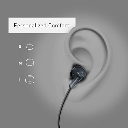 Panasonic Ergofit in-Ear Earbud Headphones Metallic Red (RP-HJE120-RA) - color: Metallic Red, size: S/M/L, style: No Mic