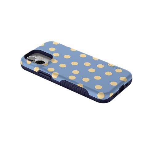 Casely iPhone 12 Mini Case | in the Spotlight | Pastel Polka Dot | Bold Protective Design | Compatible with MagSafe - color: In the Spotlight | Pastel Polka Dot, size: Iphone 12 Mini