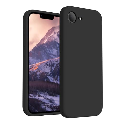 FireNova Magnetic for iPhone 17e Case/iPhone 16e Case, Compatible with MagSafe, [Silicone Camera Protection] Microfiber Lining Phone Case, 6.1", Black - color: Black, size: Iphone 17e/Iphone 16e