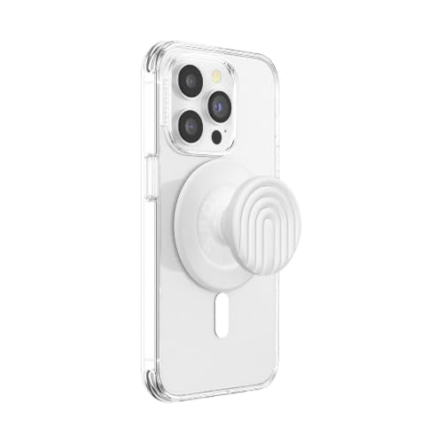 PopSockets Phone Grip for MagSafe, Magnetic Holder- Coconute Creme - color: Coco Curves, style: MagSafe