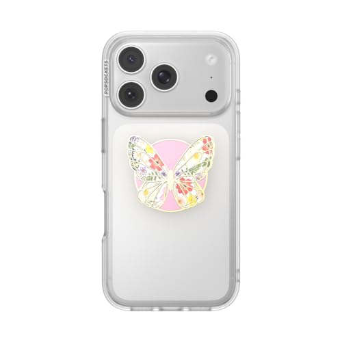 PopSockets Adhesive Phone Grip, Holder- Mariposa Bloom - color: Mariposa Bloom Adhesive, style: Adhesive