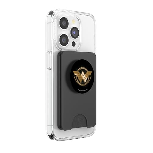 Wonder Woman Movie Golden Lasso Logo PopSockets PopWallet for MagSafe - style: Magnetic PopWallet