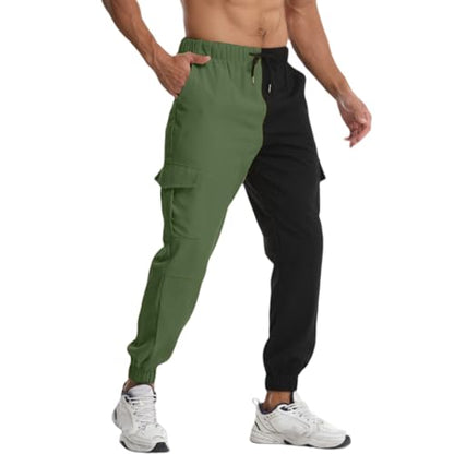 Mens Casual Pants Ripstop Durable Tactical Quick Dry Flap Pockets Job Site Fishing Utility Tactical Pants for Men - color: A Army Green, size: X-Large