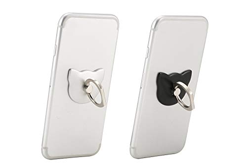 Cat Cell Phone Holder,360 Rotation Phone Ring Kickstand,Universal Cell Phone Ring Grip for Almost All Phones,Pad