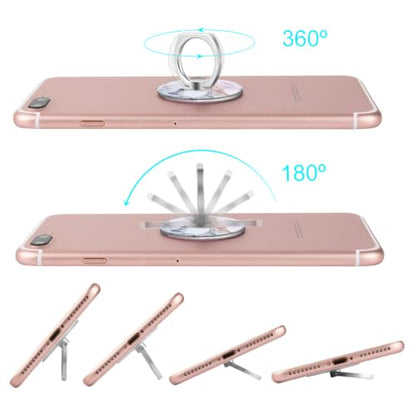 Bonoma Cell Phone Ring Holder Stand,360 Rotation 3-Pack Marble - color: Marble