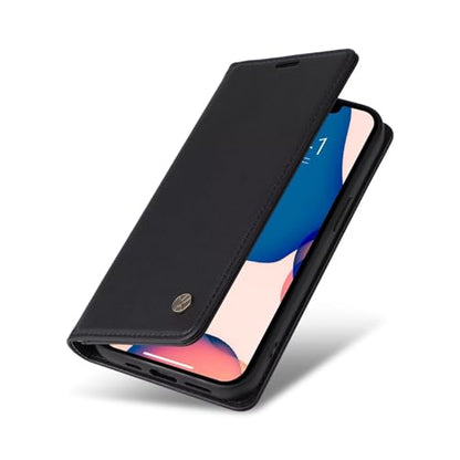 Caseurban Compatible with iPhone 15 Wallet Case PU Leather Flip Folio Case with Card Holder Magnetic Closure Shockproof Protective Phone Cover Black - color: Black, size: iPhone 15