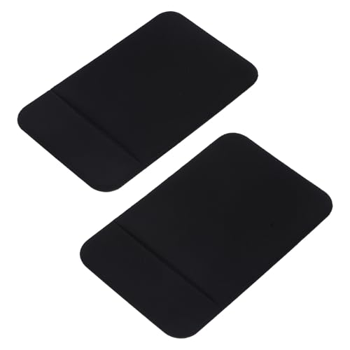 Mobestech 2pcs Phone Wallet Holder Non Slip Fabric Adhesive Card Pocket