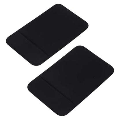 Mobestech 2pcs Phone Wallet Holder Non Slip Fabric Adhesive Card Pocket