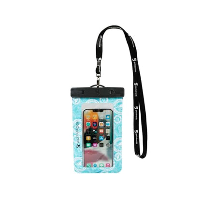 geckobrands Large Phone Dry Bag – IPX8 Waterproof with Lanyard for Submersion Protection – Fits Most iPhone and Samsung Galaxy Models - color: Teal Margaritaville Toss