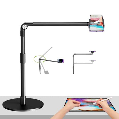 elitehood Overhead Phone Stand, Overhead Tripod for iPhone Desk Recording - style: Desk Stand
