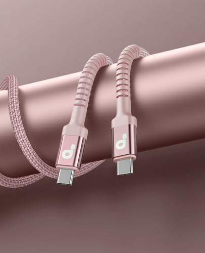 USBC Cables 6FT, 2Pack USB C to C Charger Cable, Long USBC Fast Charging - color: Pink, size: 6FT, style: USB C to USB C