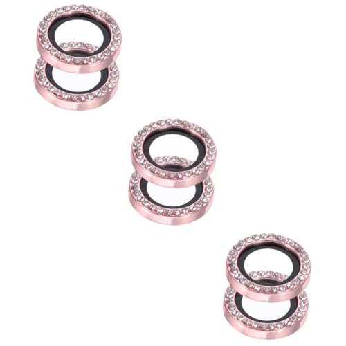 NUOBESTY 6pcs Smartphone Camera Lens Protector Phone Camera Lens Guard Scratch Resistant Easy Fit