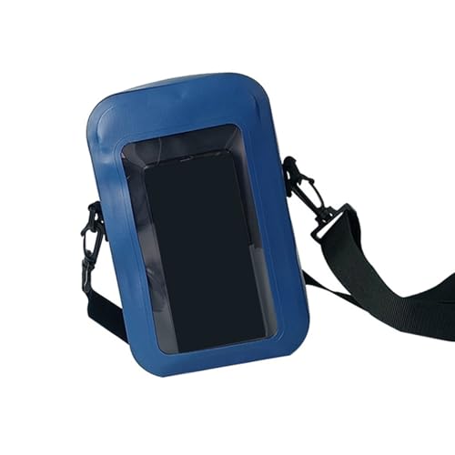 Waterproof Phone Pouches for Outdoor Activities Touch Screens Phones Dry Bag with Adjustable Strap for Most Smartphones - color: Blue