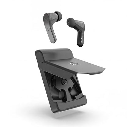 Magnetic Wireless Earbuds, Sticks to MagSafe iPhone, ANC, Black - color: Black Pearl